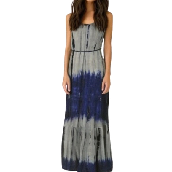 Wendy Bellissimo Tie-dye Maxi Boho Bohemian Summer Festival Earthy Dress - Picture 1 of 8